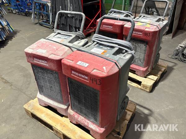 Kondensavfuktare 4st Malbergs 85l