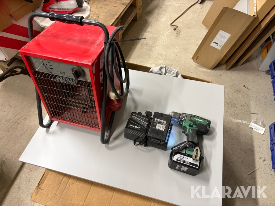 Skruvdragare & värmefläkt