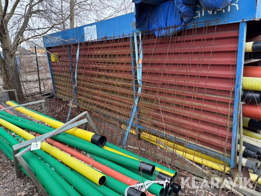 Armeringsmattor 4st & järnbalk 1st