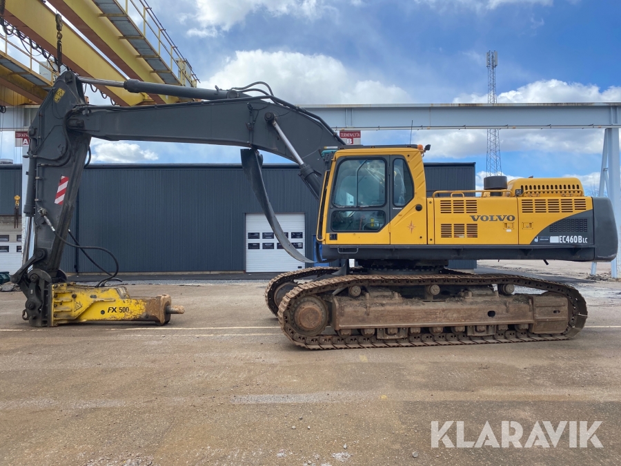 Grävmaskin med hammare Volvo EC460LC