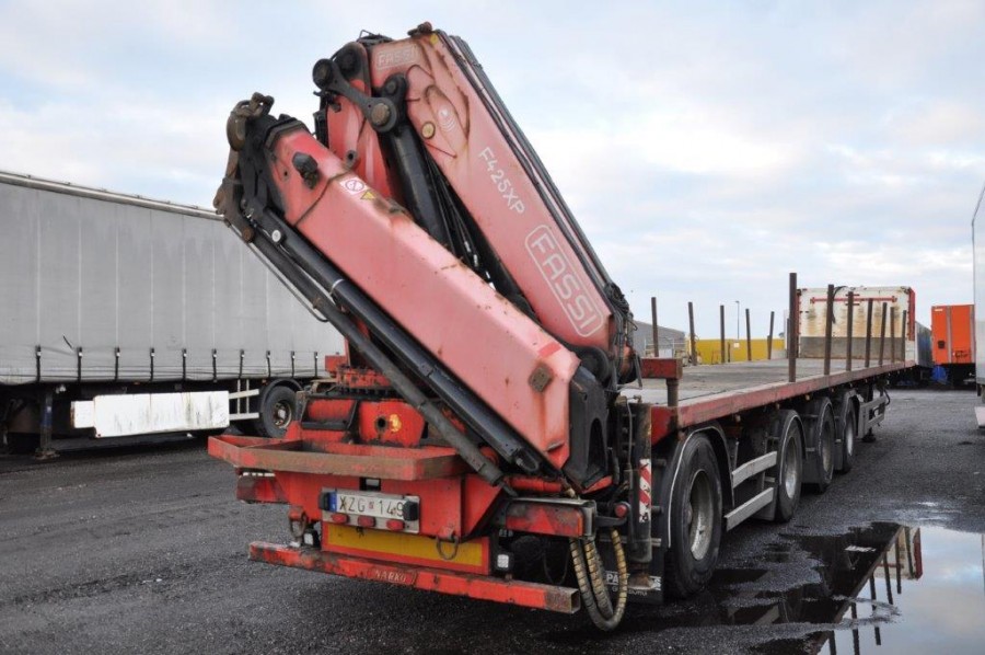 Påhängsvagn med kran