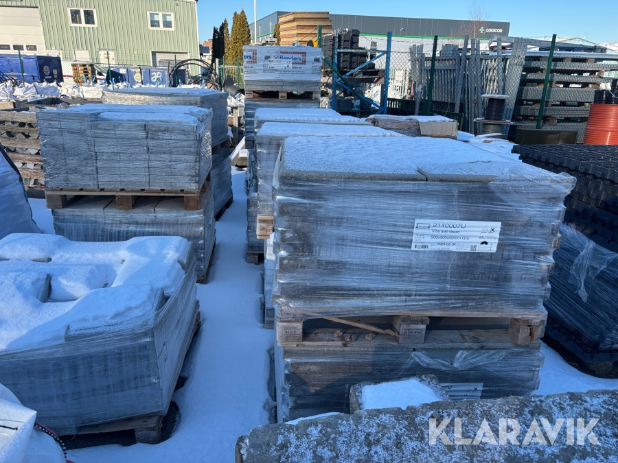 Markplattor Benders Villa slät fasad 500x500x50mm