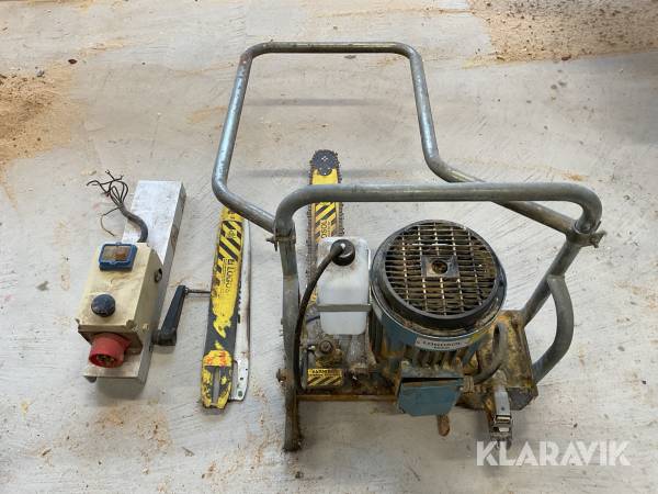 Såg med släde Logosol E5000