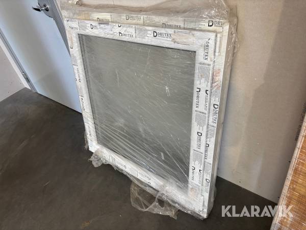 PVC - Fönster Drutex 980x980mm Vit
