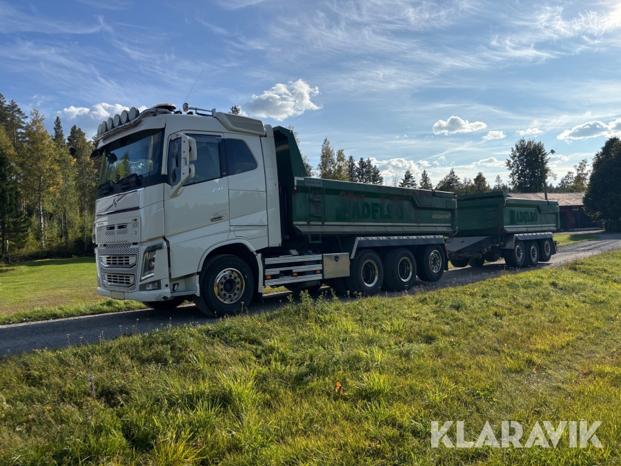 Tippbil / Schaktbil Volvo FH16 750 I-shift med släp