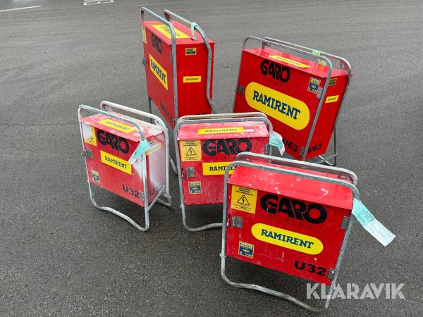 Centraler Garo UGBSA432-6, UGBSN463-6, GBEC125/06001 5st