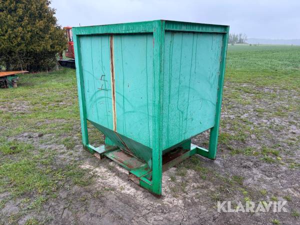 Spannmålsficka med gaffelholkar 2 m3