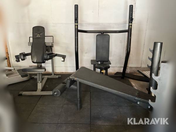 Träningsmaskiner 3st