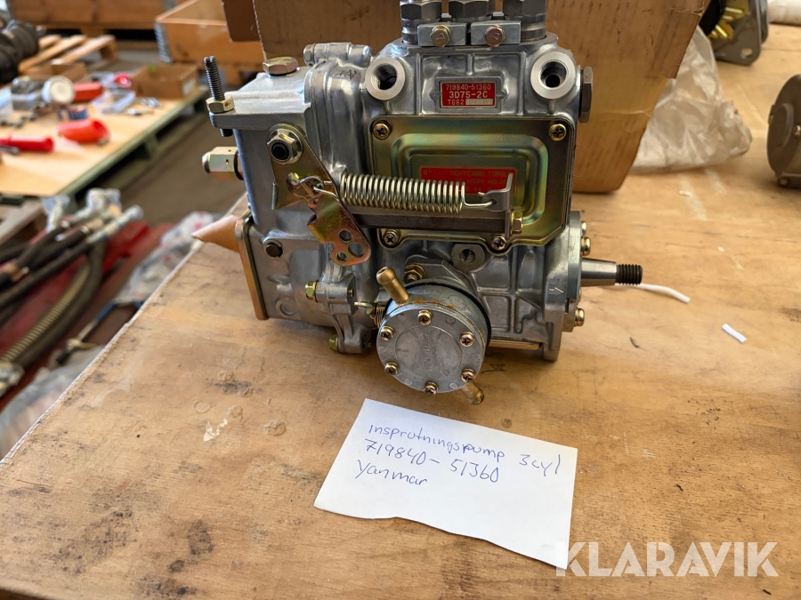 Insprutningspump Yanmar 3 cyl 719840-51360