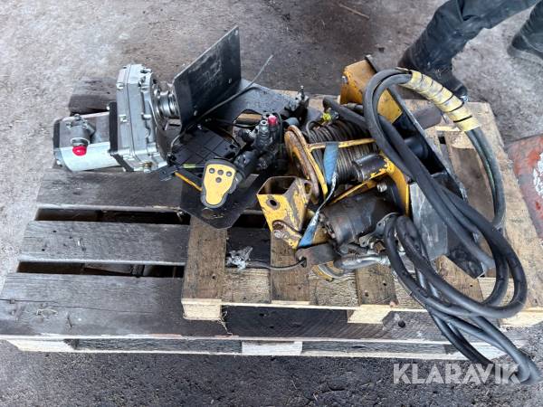 Vajerspel till skogkran med fjärrkontroll