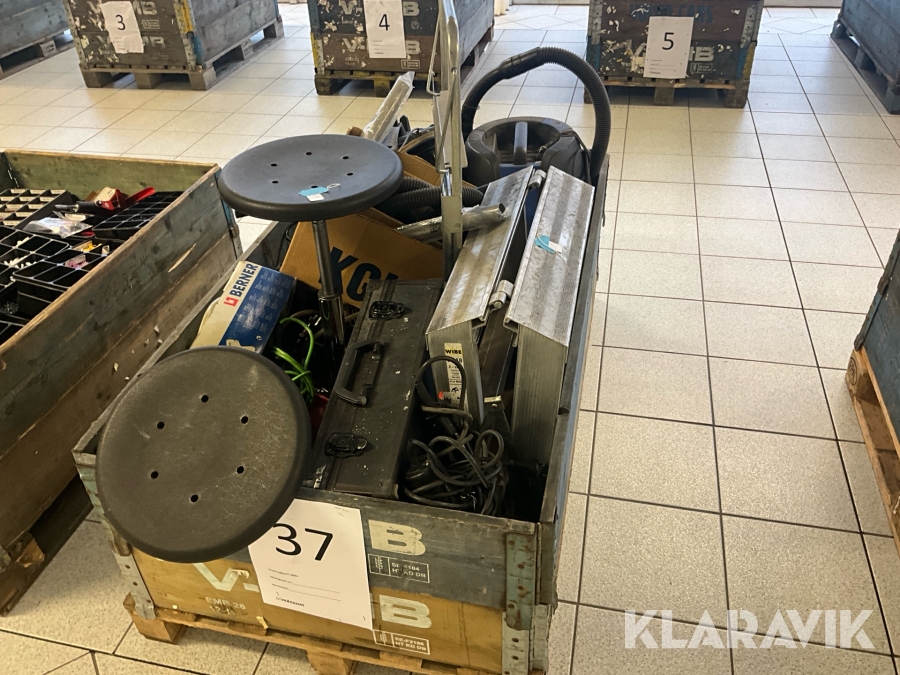 Diverse verkstadsutrustning