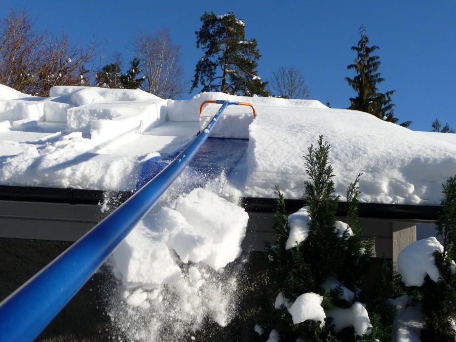 Snöraka för tak , avancerad modell.
