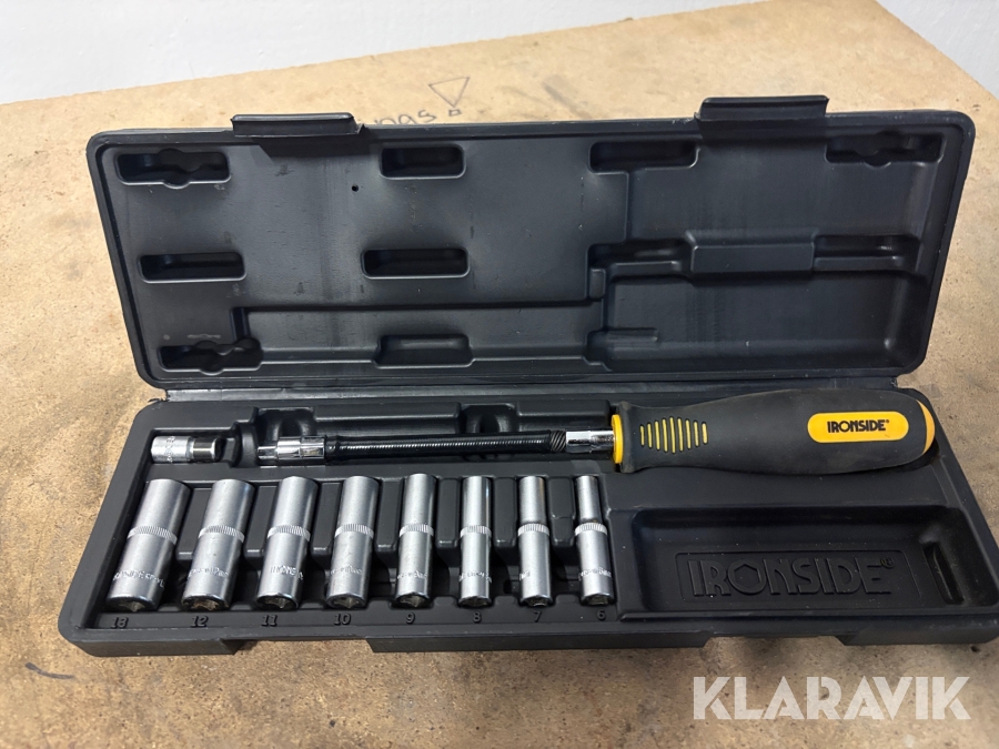 Slangmejsel Ironside kit med hylsor