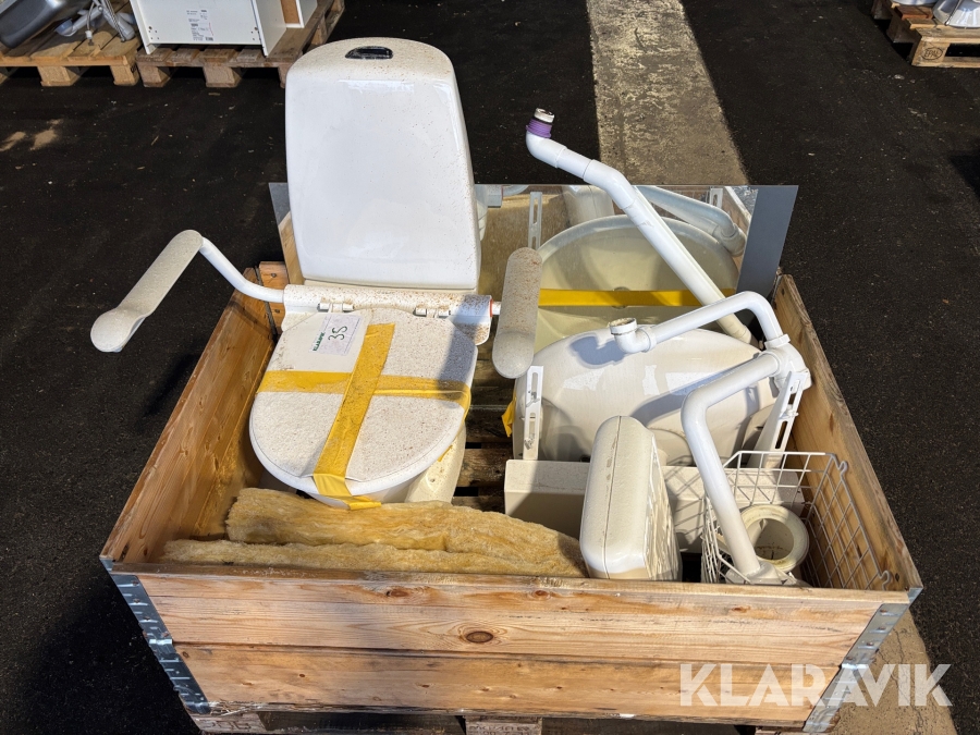 Toalettstol med handfat IFÖ/IDO 1st