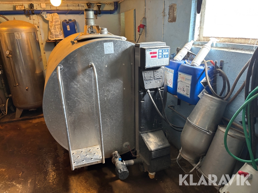 Mjölktank med disk Wedholms 2000L