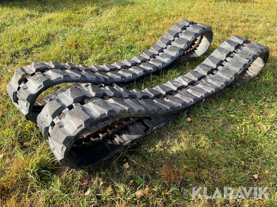 Larvband till minigrävare gummi