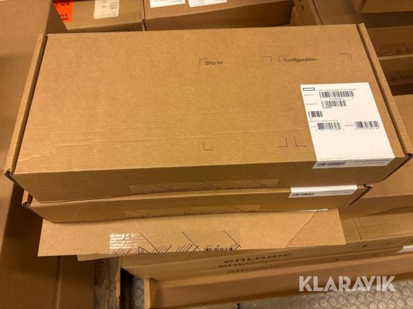 Blinds för serverrack HPE 1U block universal 10-pack 10 lådor
