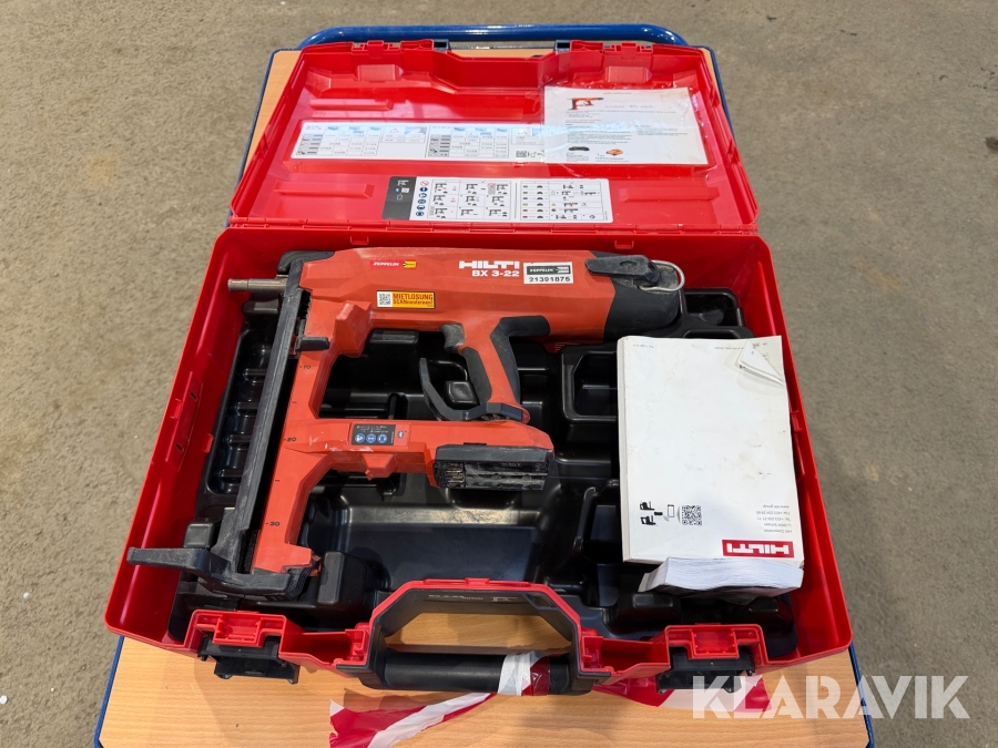 Bultpistol Hilti BX 3-22 batteridriven