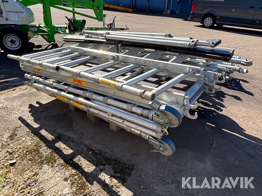 Rullställning i aluminium Zip-Up VX300 Breda modellen