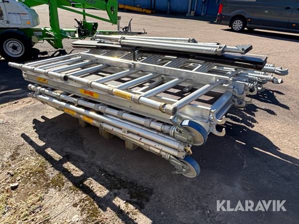 Rullställning i aluminium Zip-Up VX300 Breda modellen