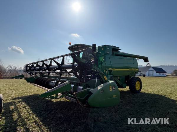 Skördetröska John Deere 9780 CTS med Skärbordsvagn