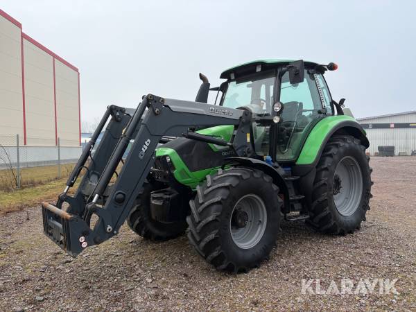 Traktor Deutz Fahr 6140.4 Agrotron Cshift med frontlastare Ålö Quicke Q46