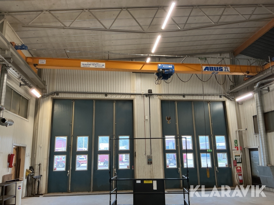 Traverskran Abus 2 ton 11m