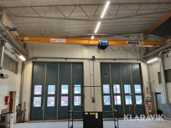 Traverskran Abus 2 ton 11m