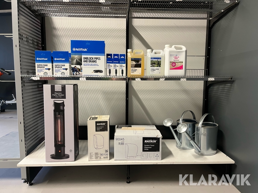 Parti med diverse Hem och trädgårdsprodukter Nilfisk, Katrin, Outfit