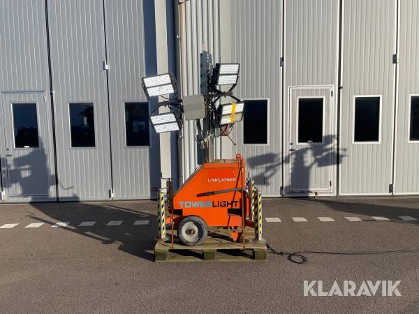 Belysningsmast Generac 7m Roterbar LED