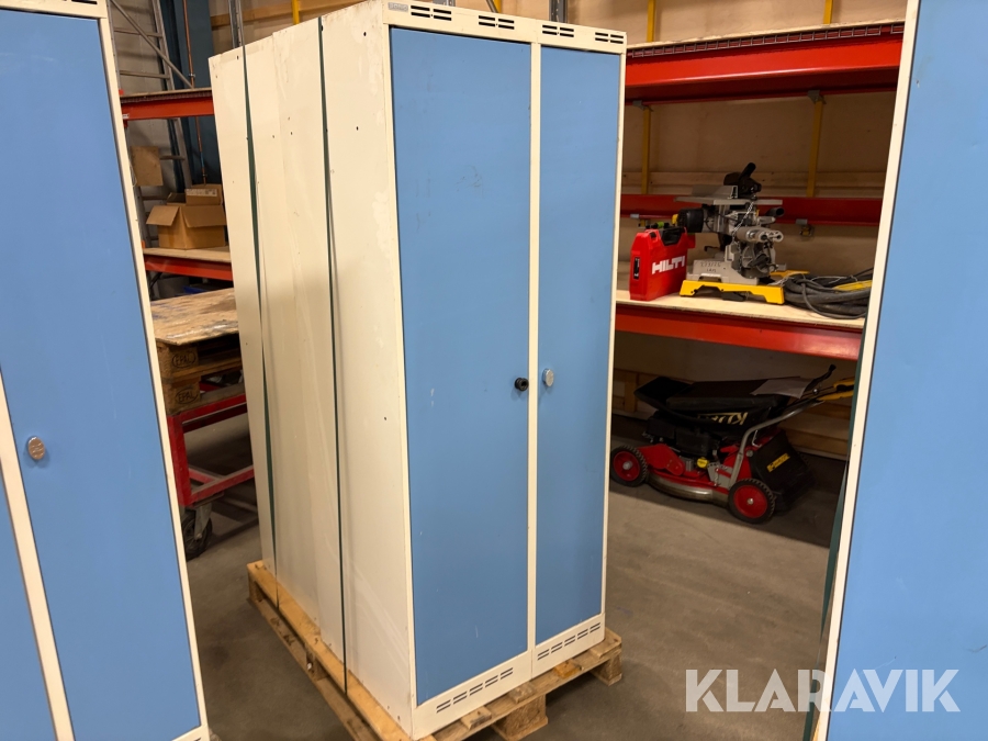 Omklädningsskåp 2 st SONO (dubbelskåp)