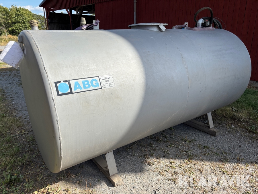Dieseltank ABG 5000 liter med pump