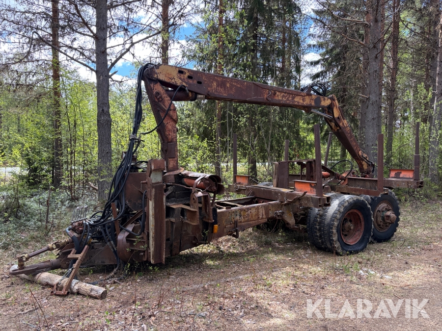 Egentillverkad skogsvagn