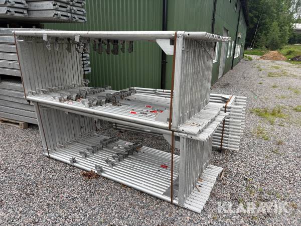 Ram Aluminium 2 meter med stålställ