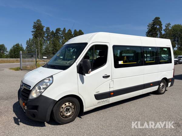 Färdtjänstbuss klass 1 Opel Movano Van 3.5t 2.3 CDTI Manuell 130 hk med 5 st sittplatser och lastramp