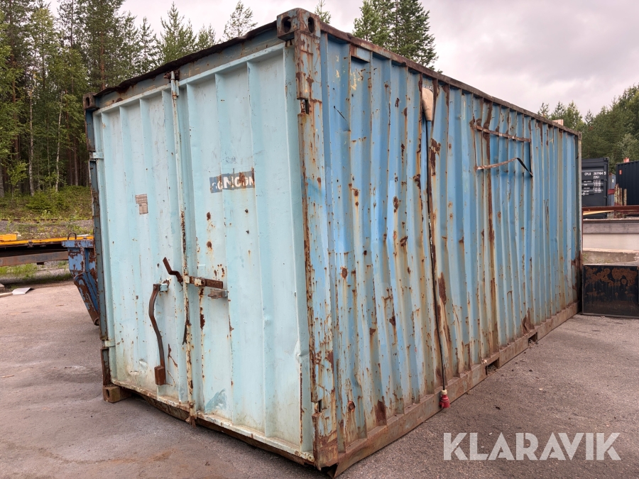 Container med verktyg 20 fot