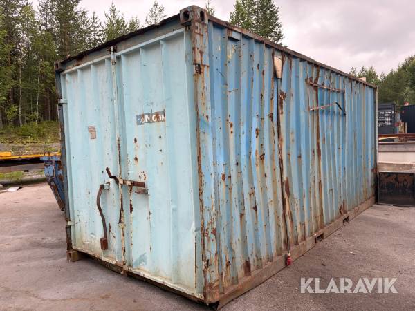 Container med verktyg 20 fot