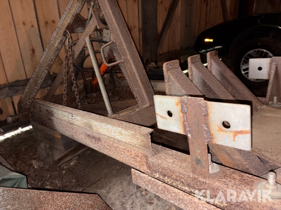 Traktor/ Skogsekipage Volvo BM 650 med skogsvagn Möre, Lima-6030 timmerkran och vinsch