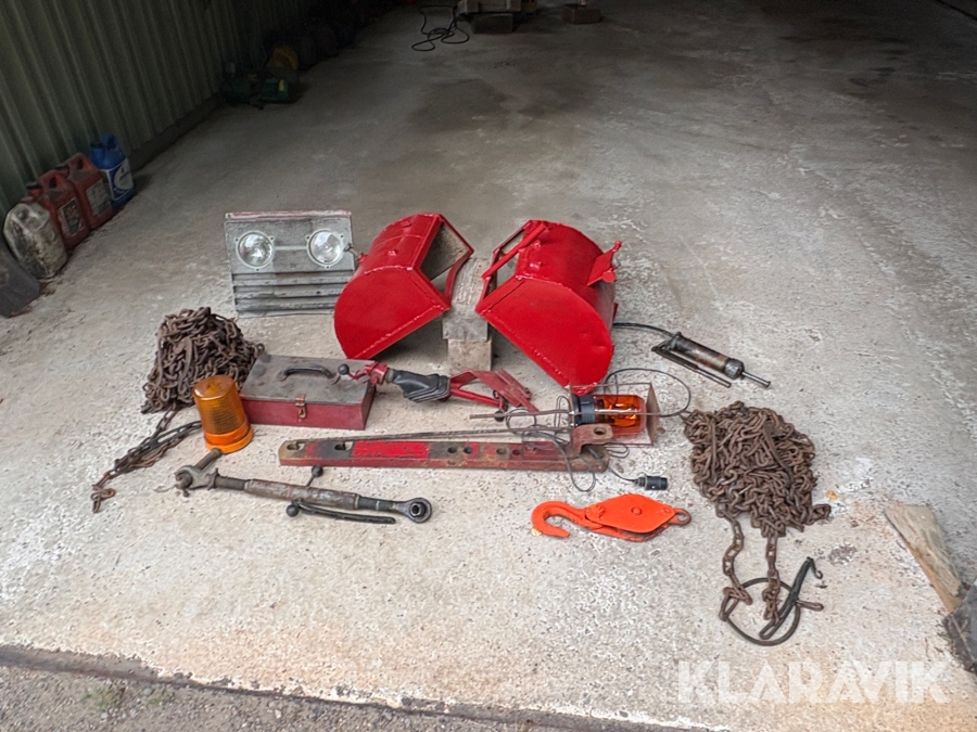 Traktor/ Skogsekipage Volvo BM 650 med skogsvagn Möre, Lima-6030 timmerkran och vinsch