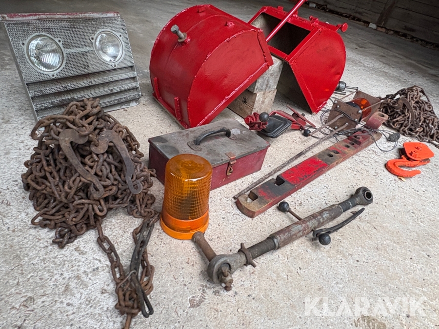 Traktor/ Skogsekipage Volvo BM 650 med skogsvagn Möre, Lima-6030 timmerkran och vinsch