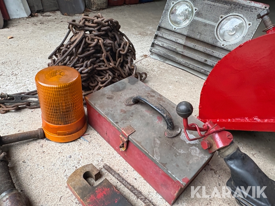 Traktor/ Skogsekipage Volvo BM 650 med skogsvagn Möre, Lima-6030 timmerkran och vinsch
