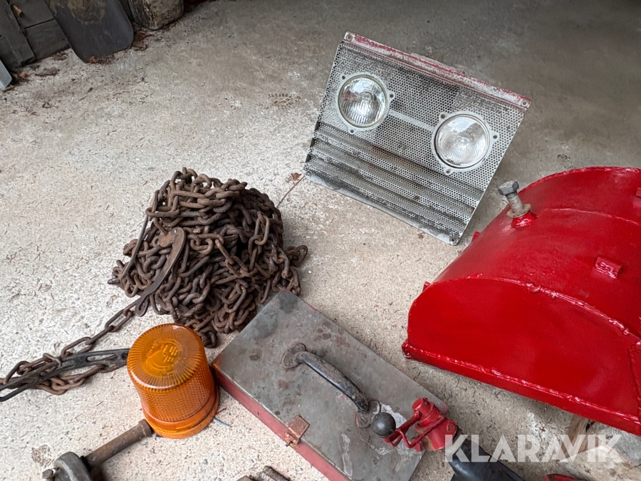 Traktor/ Skogsekipage Volvo BM 650 med skogsvagn Möre, Lima-6030 timmerkran och vinsch