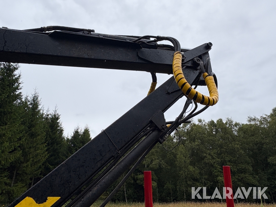 Traktor/ Skogsekipage Volvo BM 650 med skogsvagn Möre, Lima-6030 timmerkran och vinsch