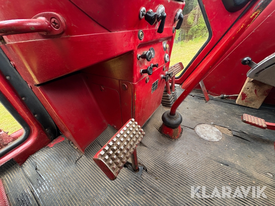 Traktor/ Skogsekipage Volvo BM 650 med skogsvagn Möre, Lima-6030 timmerkran och vinsch