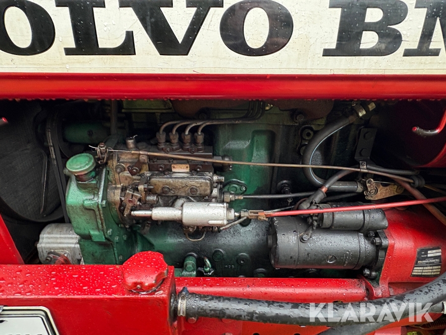 Traktor/ Skogsekipage Volvo BM 650 med skogsvagn Möre, Lima-6030 timmerkran och vinsch