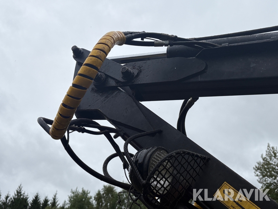 Traktor/ Skogsekipage Volvo BM 650 med skogsvagn Möre, Lima-6030 timmerkran och vinsch