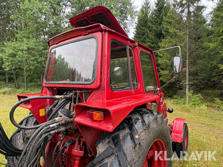 Traktor/ Skogsekipage Volvo BM 650 med skogsvagn Möre, Lima-6030 timmerkran och vinsch