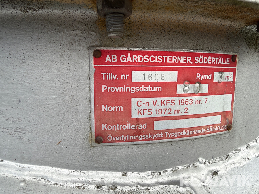 Dieseltank 3m3