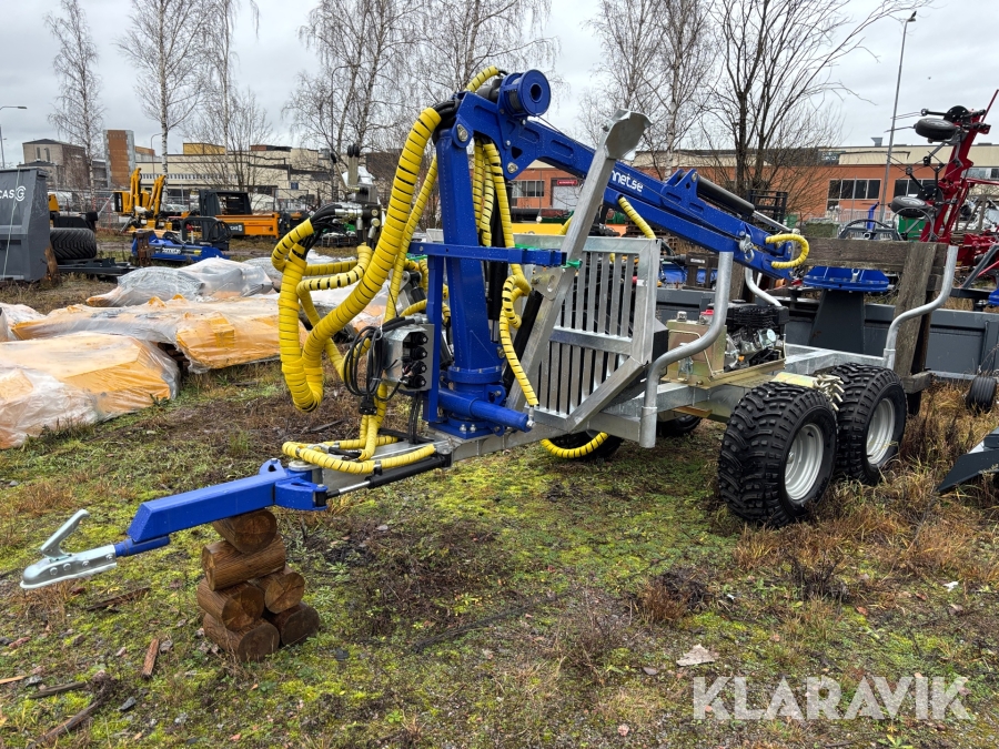 Skogsvagn Bonnet Logtrailer 450