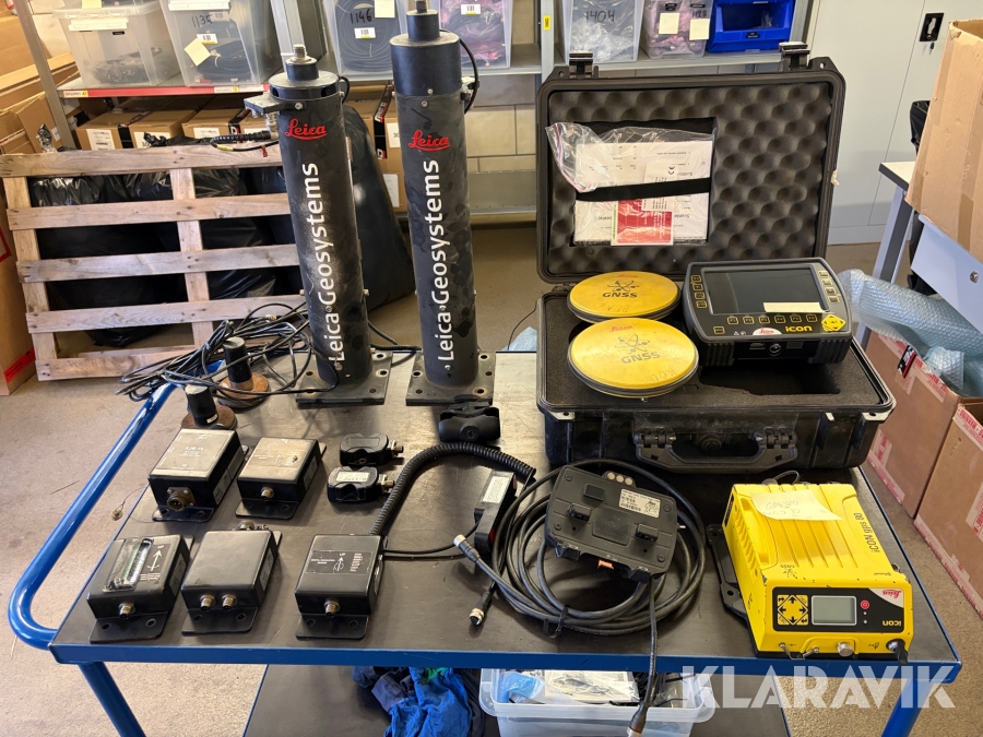 Grävsystem Leica Icon Komplett 3D med 4G ICP41, GPS 80 samt CGA 60